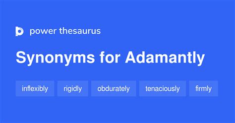 synonym for adamantly